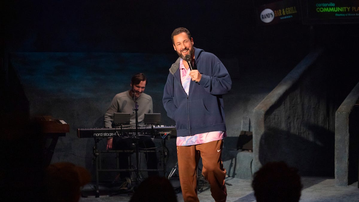 Adam Sandler’s latest Netflix special is half dumb, half sweet: Review