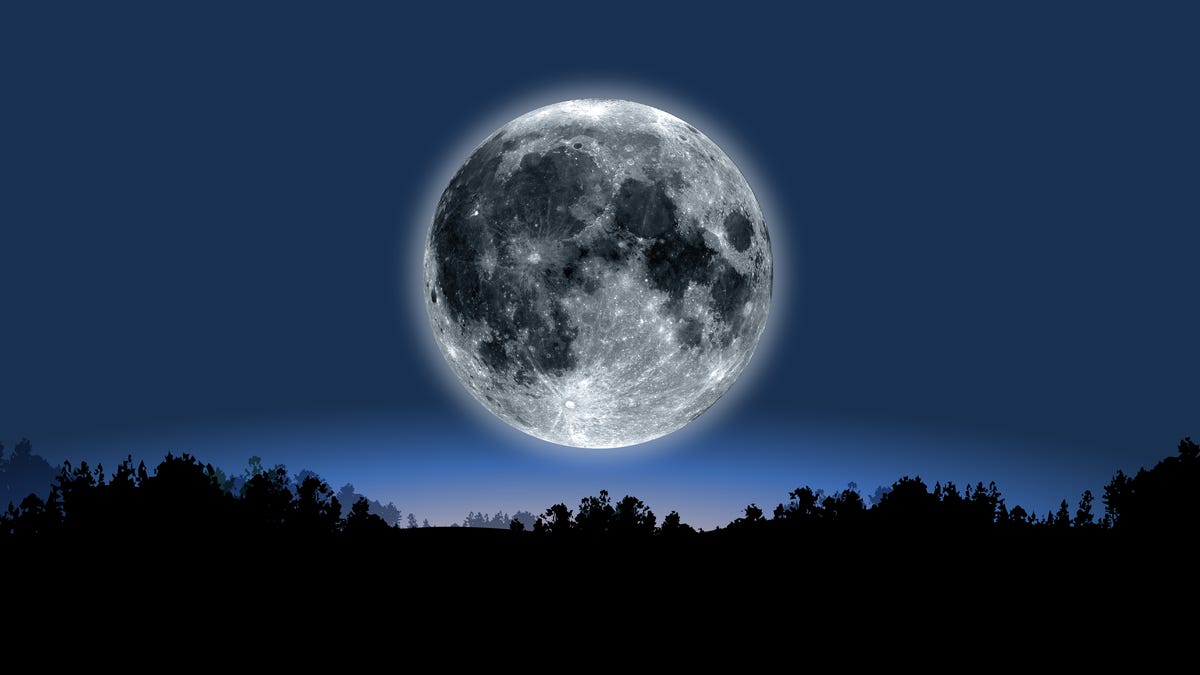 August’s full moon is a rare ‘super blue moon.’ What will it look like?