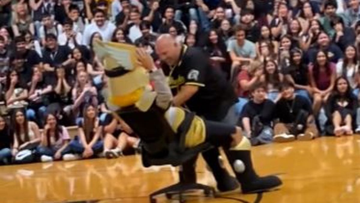 Video shows California principal’s suggestive pep rally dancing. Now he’s on leave.