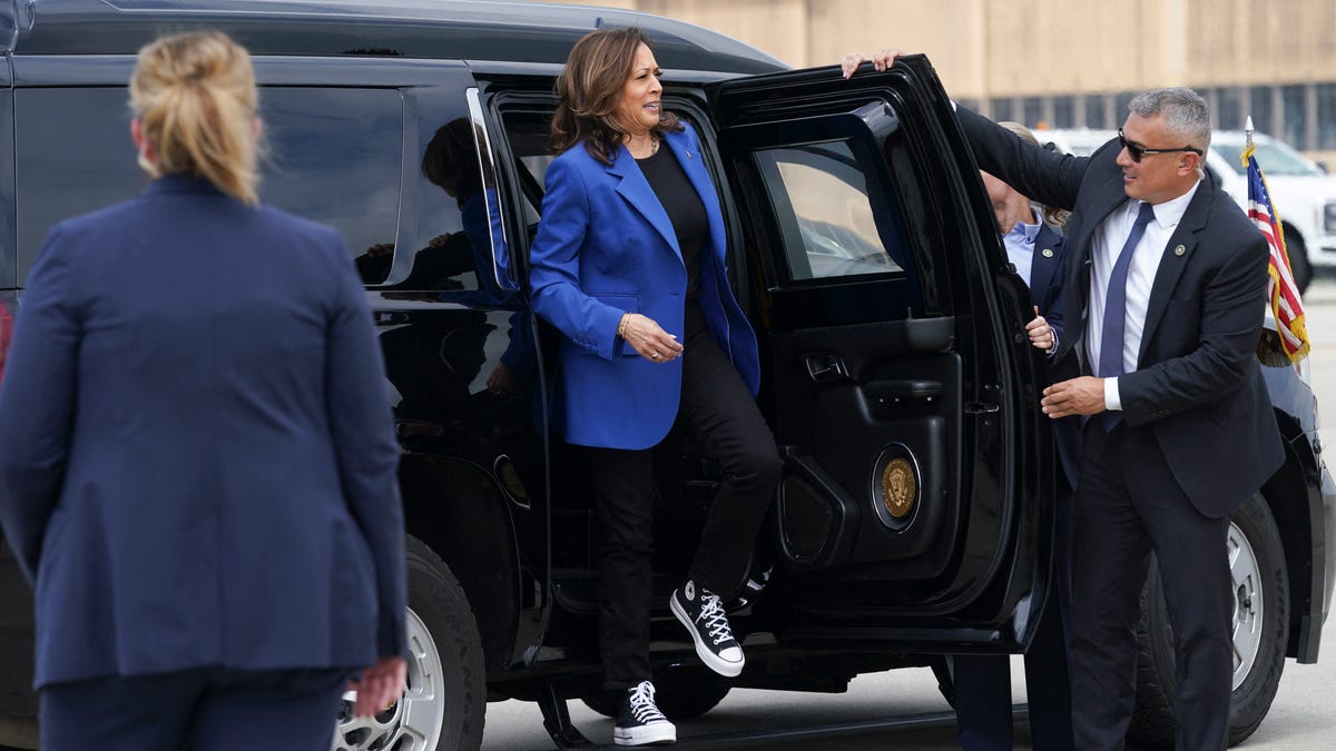 Harris brings back Chuck Taylors as she makes 2024 campaign her own