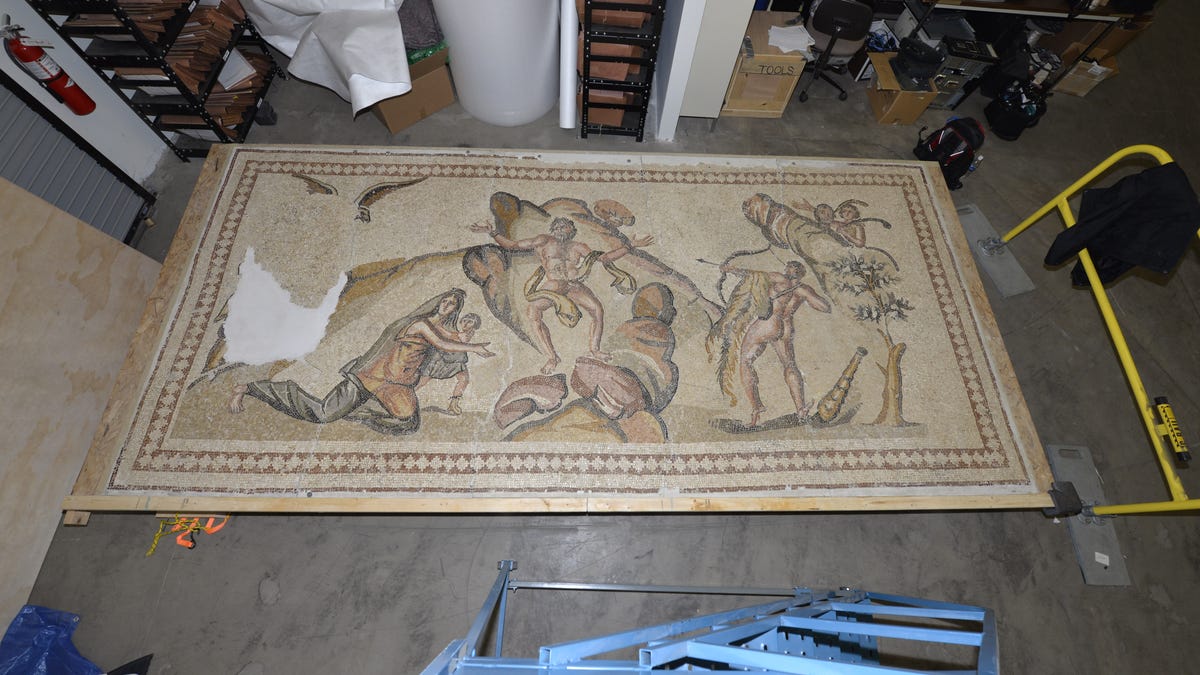 Ancient mosaic of Hercules nets man prison term for illegal import from Syria