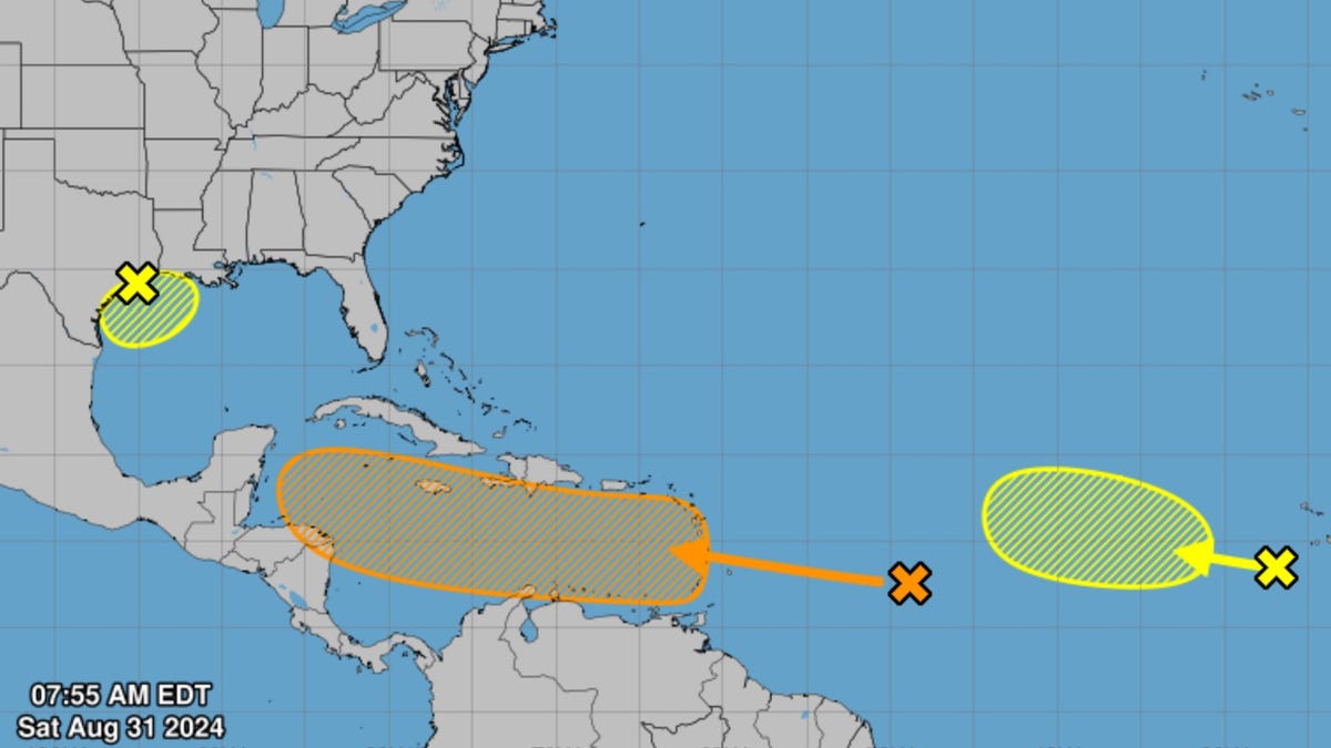 Storm tracker: National Hurricane Center tracking 3 tropical disturbances in Atlantic