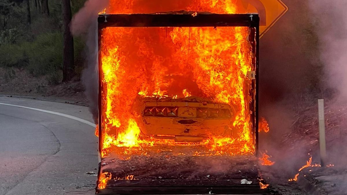 Priceless Ford 1979 Probe I concept car destroyed in fire leaving Pebble Beach Concours