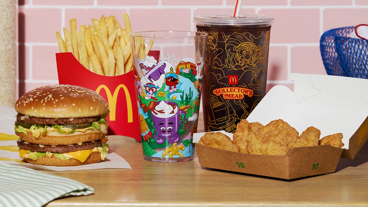 McDonald’s debuts Happy Meals for adults, complete with collector cups. How to get yours.