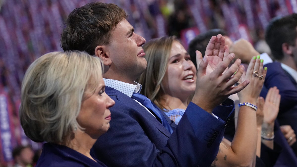 Michelle Obama praises Gus Walz for show of emotion during dad’s DNC speech