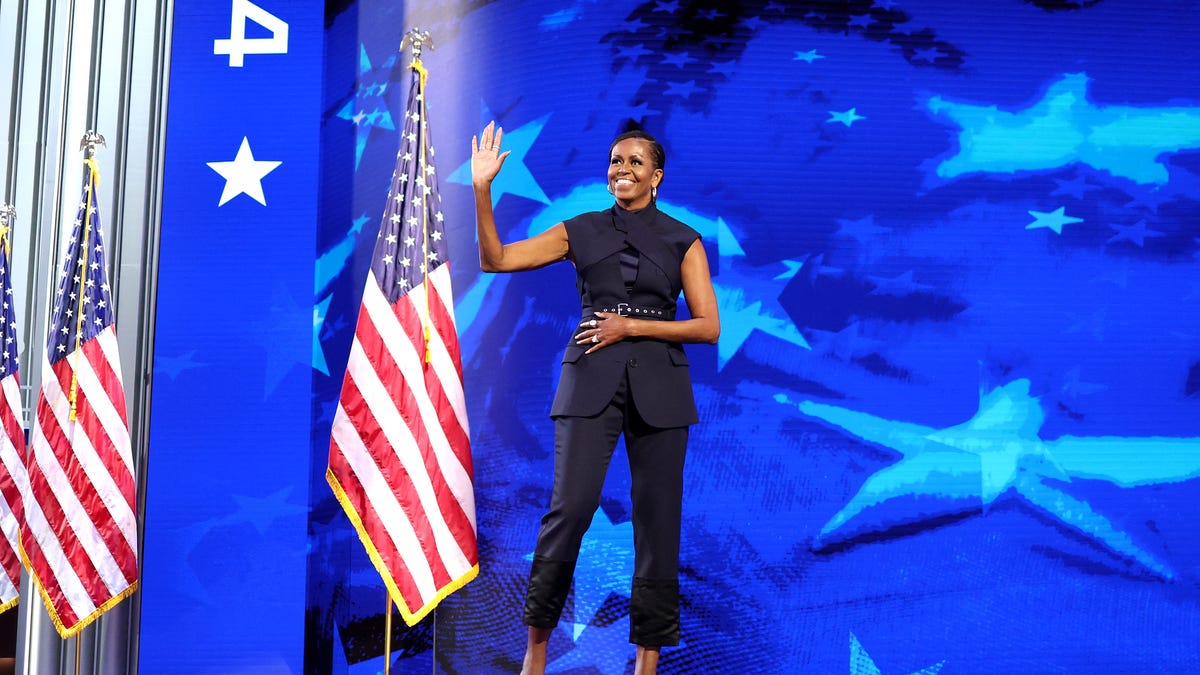 Fashion at the DNC: After speech, Michelle Obama’s outfit has internet buzzing