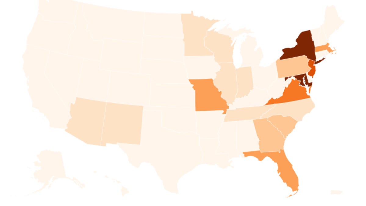 Map shows 18 states affected by listeria outbreak tied to Boar’s Head deli meat