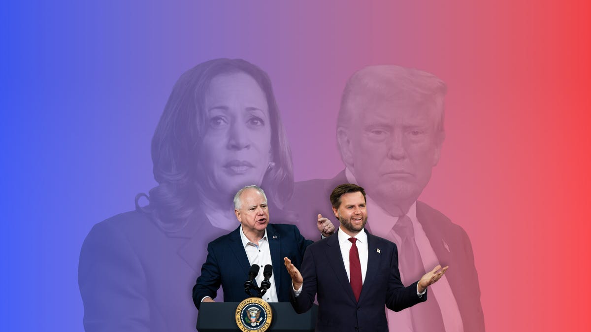 How Tim Walz compares with JD Vance and his path to become Kamala Harris’ running mate