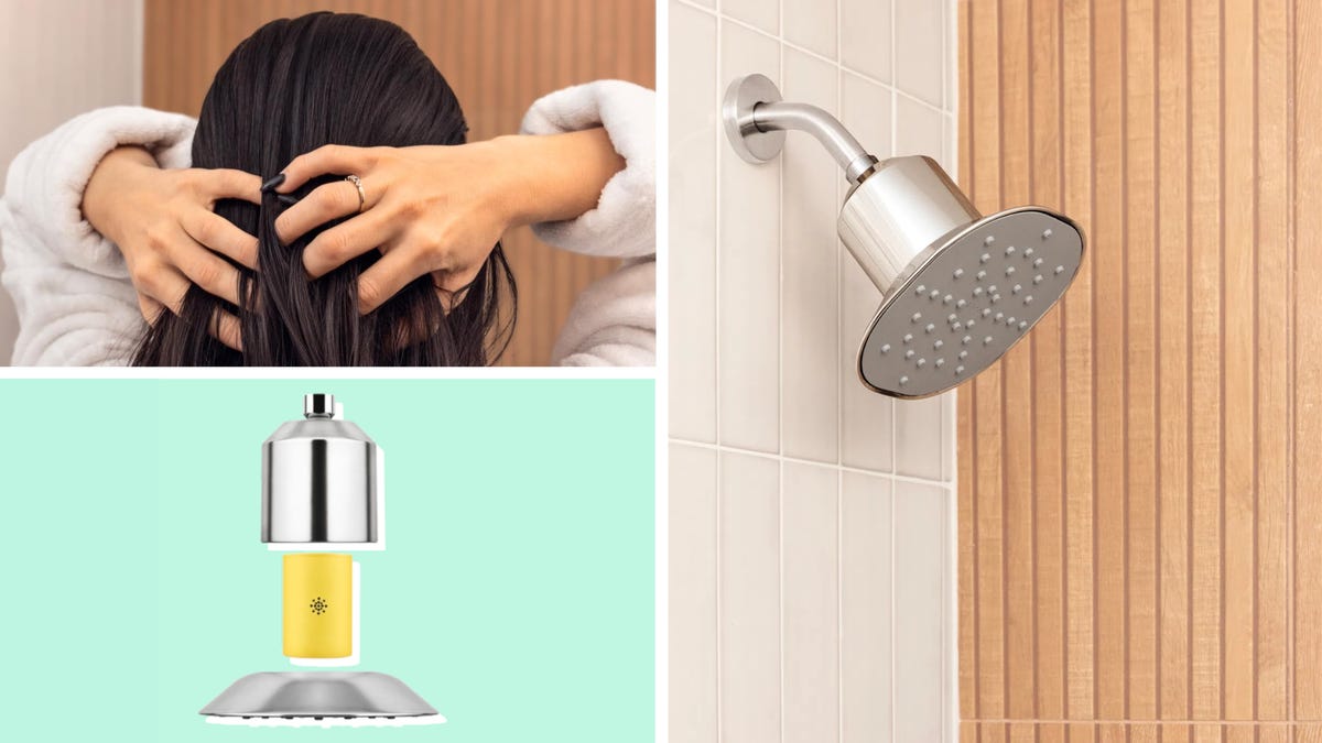 Dealing with hard water? This dermatologist-recommended filtered shower head can help