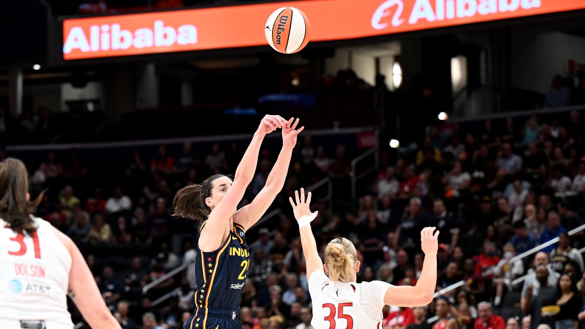 How many points did Caitlin Clark score today? Rookie’s minutes limited with playoffs looming