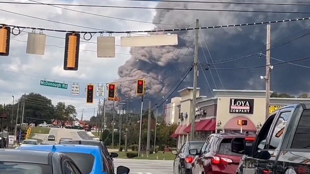 Chemical fire at pool cleaner plant forces evacuations in Atlanta suburb