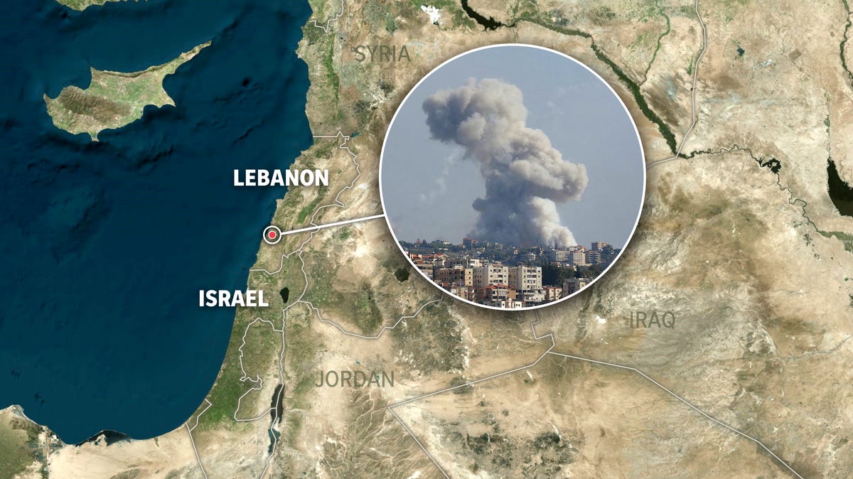 Israeli airstrikes kill hundreds in Lebanon: Maps show escalation of Hezbollah conflict