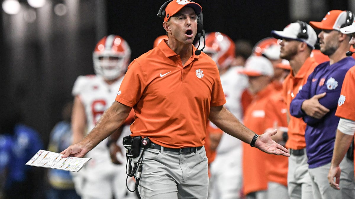 Clemson smacked by Georgia, showing Dabo Swinney’s glory days are over