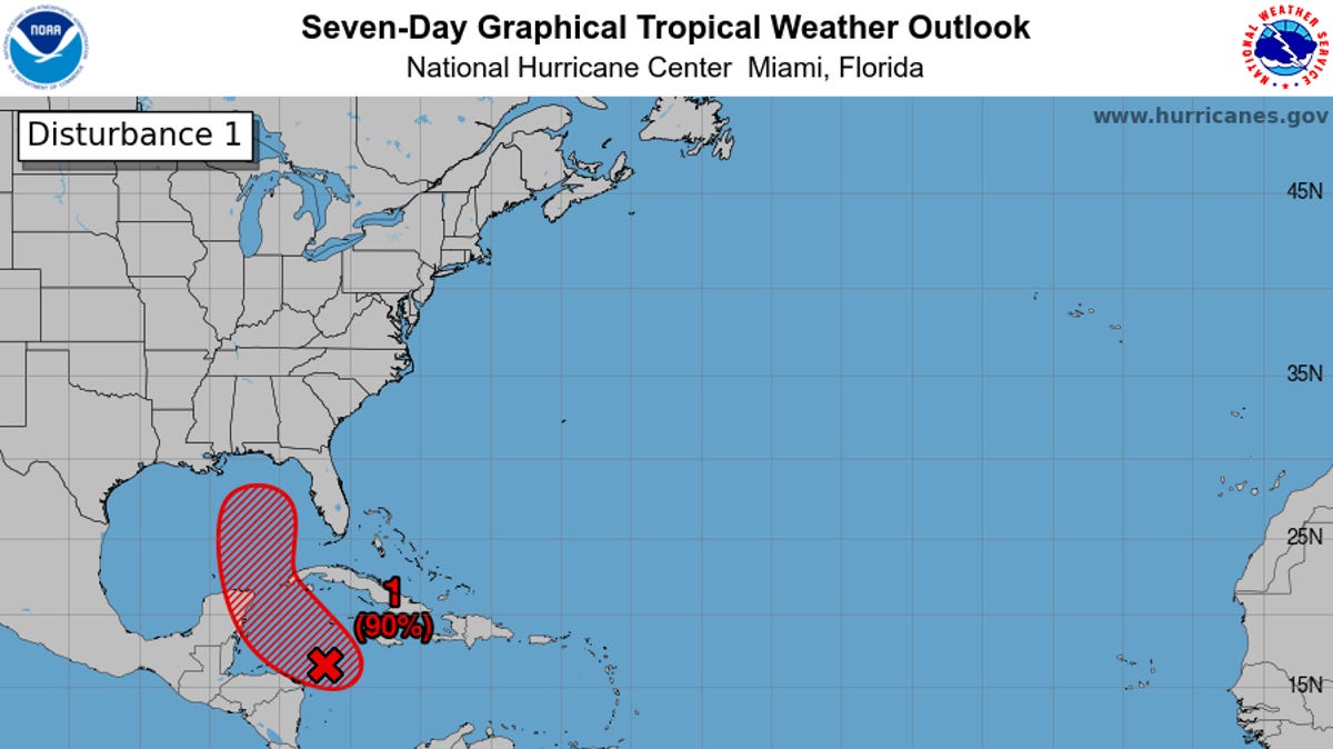 Hurricane eyes Gulf Coast landfall this week, possibly as a Category 3 storm