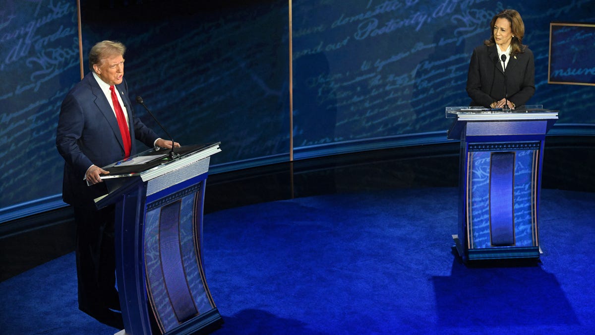 Debate microphone rules didn’t stop Harris and Trump from commenting