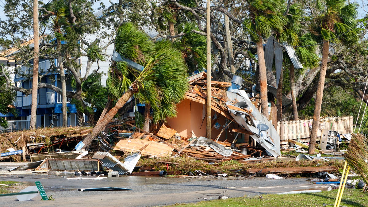 Helene leaves behind ‘overwhelming’ destruction in one small Florida town