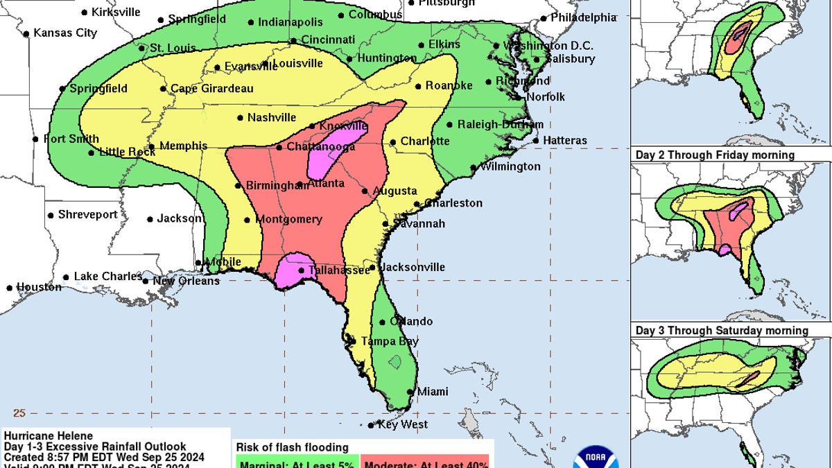 Hurricane Helene’s forecast looks disastrous far beyond Florida