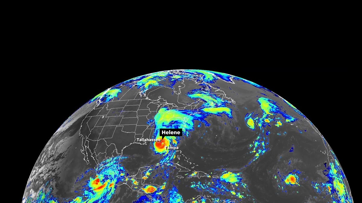 Maps show Hurricane Helene’s damaging path across Florida, Georgia