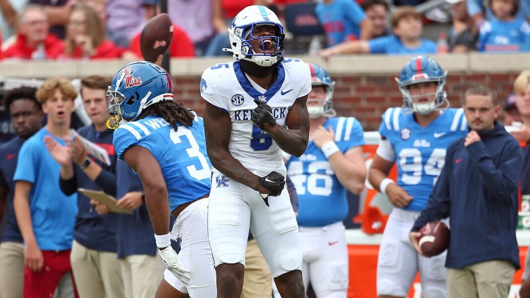 Kentucky pulls off upset at No. 5 Mississippi with help from gambles by Mark Stoops