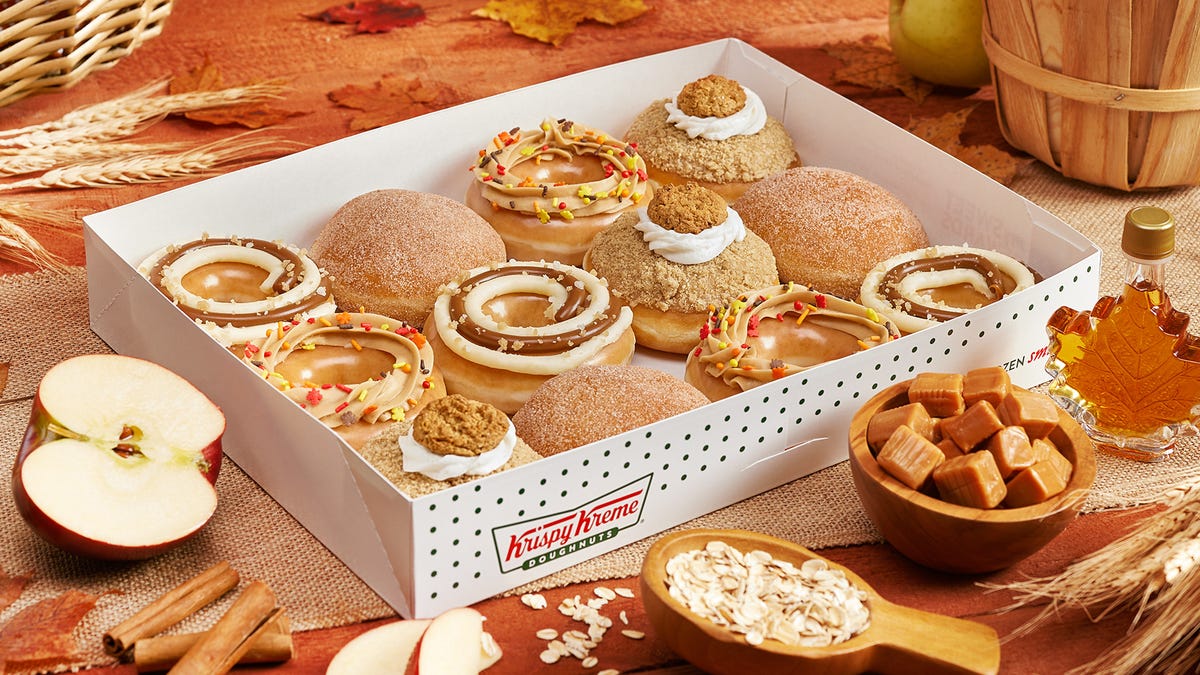 Krispy Kreme introduces fall-inspired doughnut collection: See the new flavors