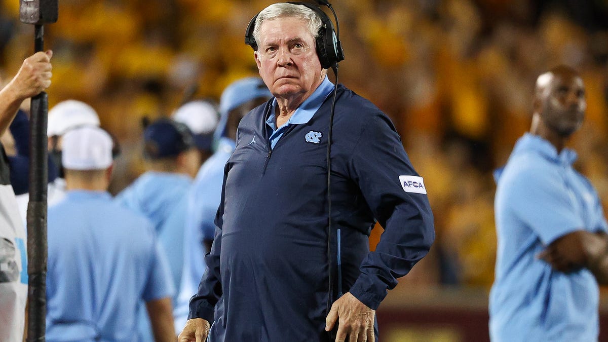 Mack Brown apologizes for reaction after North Carolina’s loss to James Madison