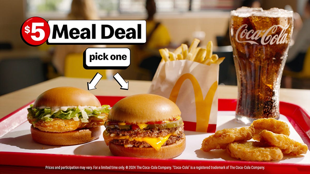 McDonald’s $5 Meal Deal staying on the menu in most markets until December