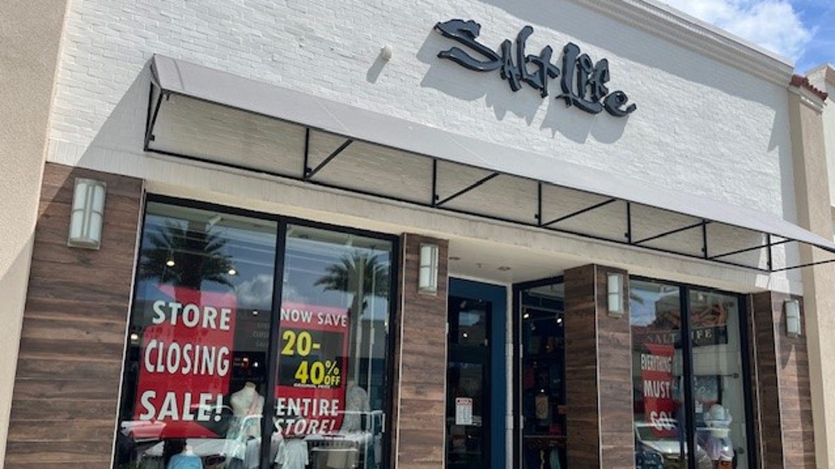 Salt Life will close 28 stores nationwide after liquidation sales are completed