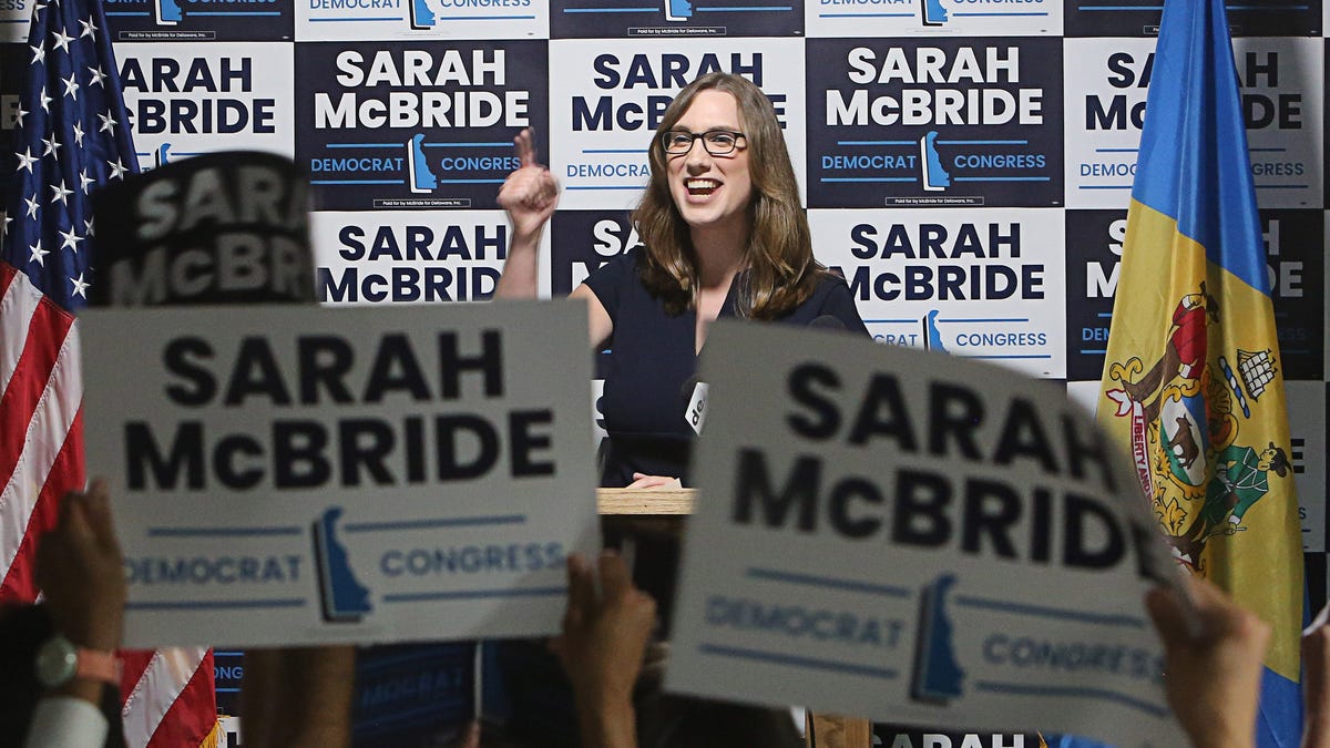 Meet Sarah McBride, who would become the first transgender member of Congress if elected