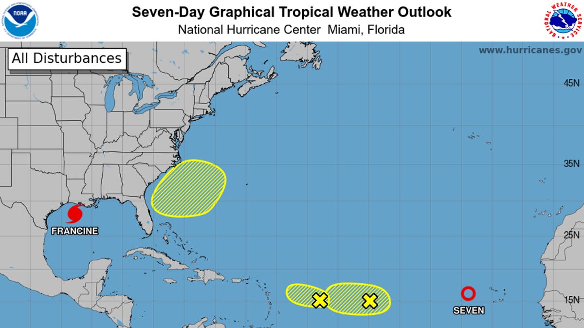 Hurricane season heats up: Forecasters watching a bunch of brewing storms