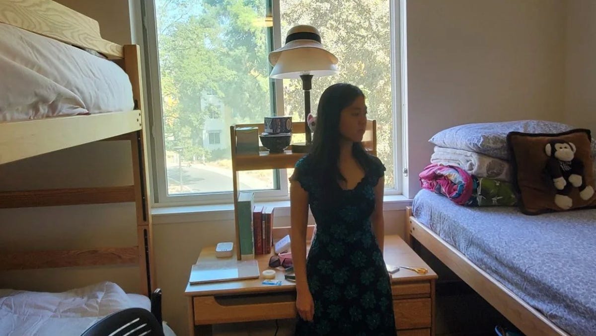 Two roommates. A communal bathroom. Why are college dorm costs so high?