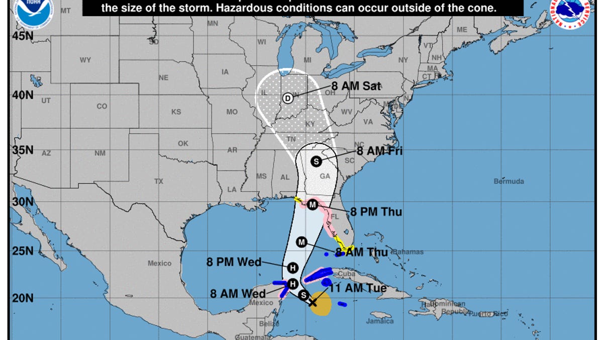 Storm tracker: Tropical Storm Helene forms, expected to make landfall as hurricane Thursday