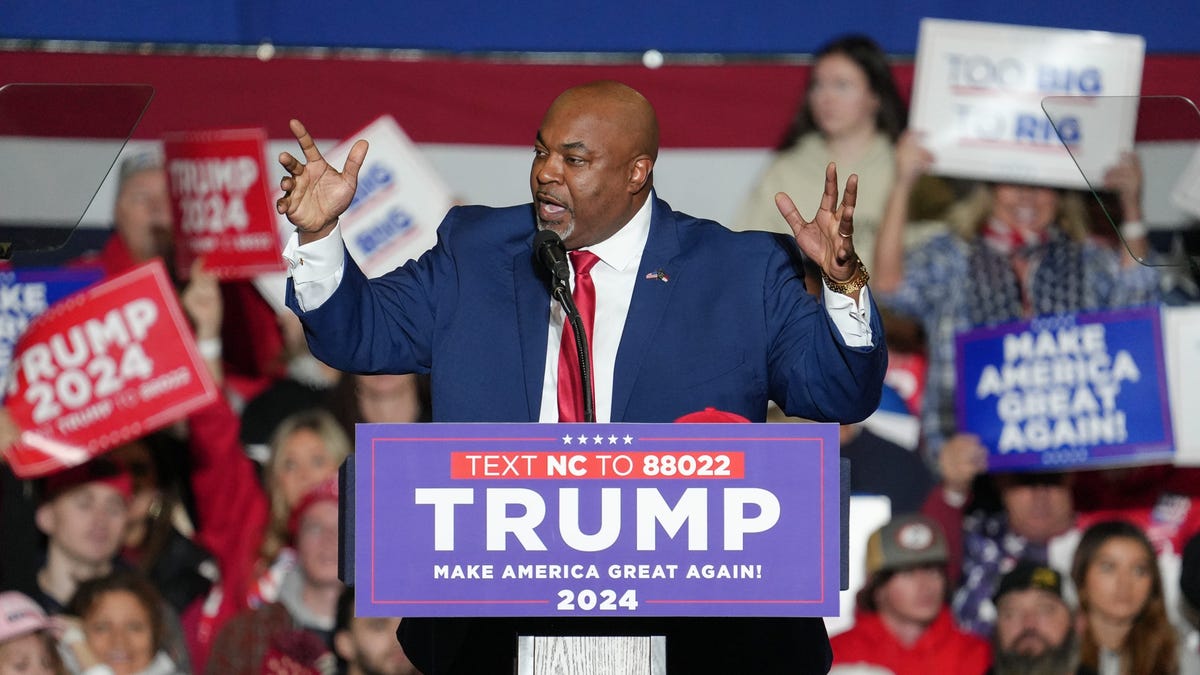 Mark who? Donald Trump doesn’t mention Robinson’s name during North Carolina rally