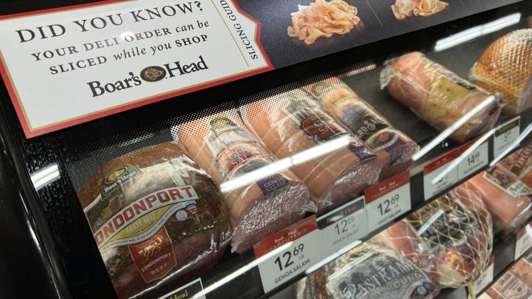 Map shows 19 states affected by listeria outbreak tied to Boar’s Head deli meat