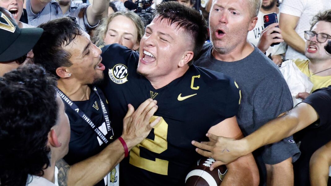 The beautiful crazy of Vanderbilt’s upset of Alabama is as unreal as it is unexplainable