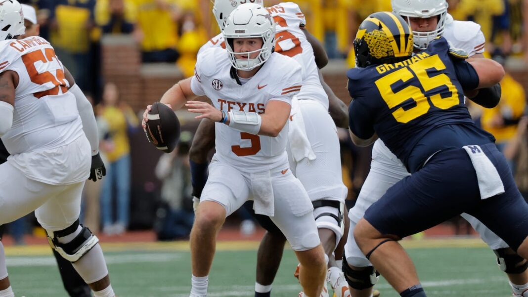 Texas still No. 1 in US LBM Coaches Poll but rest of college football top 10 gets reshuffling