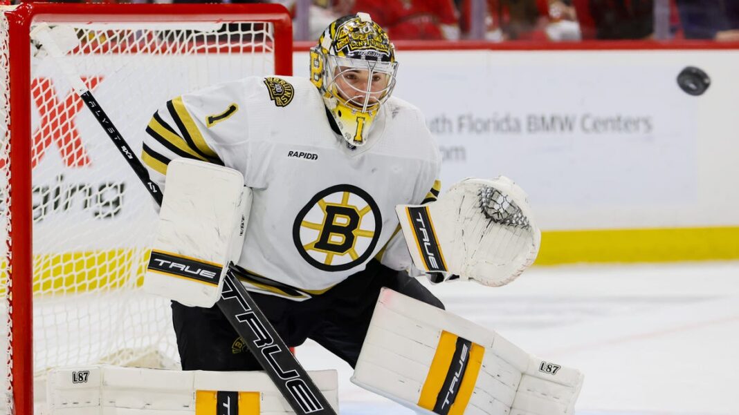 Bruins free-agent goaltender Jeremy Swayman signs 8-year, $66 million deal