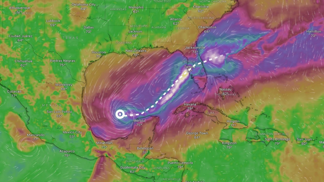 Hurricane Milton, now a Category 5 storm, will hit Florida midweek