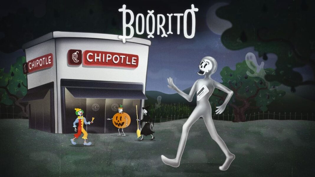 Chipotle brings back ‘Boorito’ deal, $6 burritos on Halloween