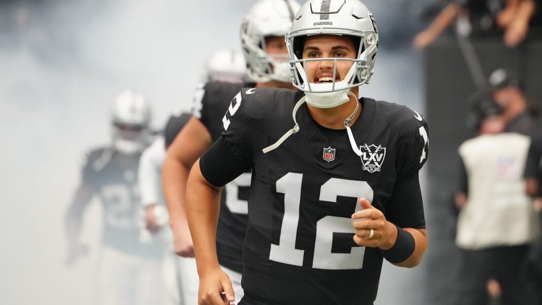 Las Vegas Raiders demote Gardner Minshew, elevate Aidan O’Connell to QB starter