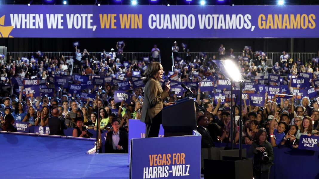 In razor close Nevada, Latino men shy away from Kamala Harris