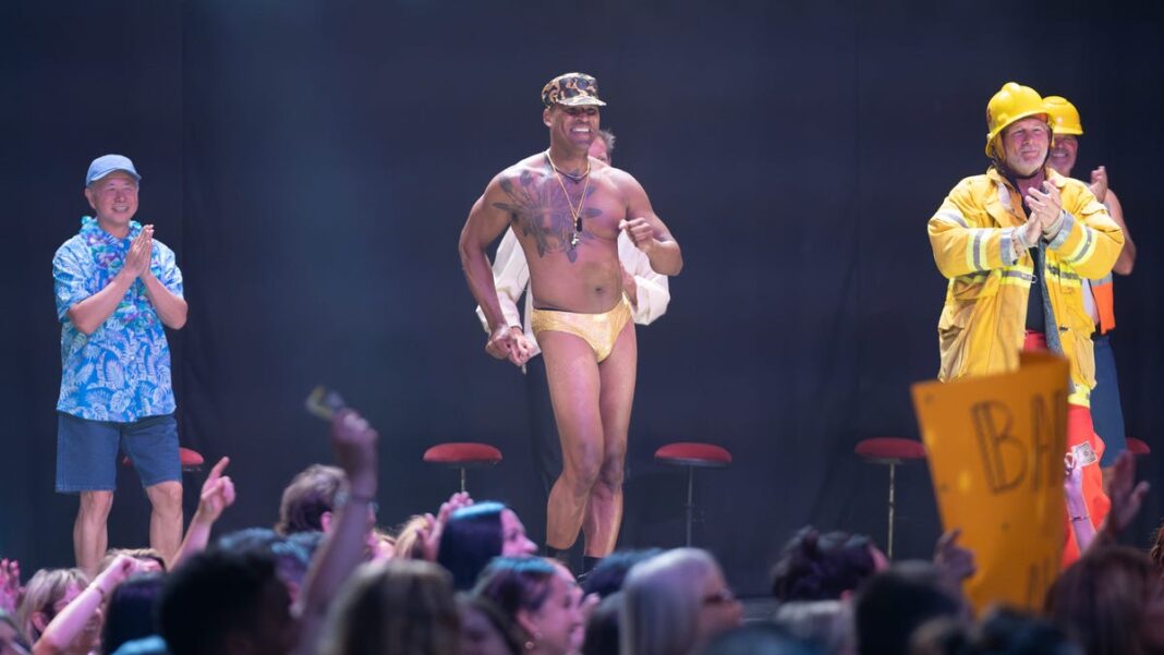 ‘Golden Bachelorette’ judges male strip contest. Who got a rose and who left in Ep. 4?