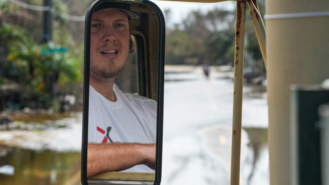 ‘Need a ride?’ After Hurricanes Helene and Milton hit this island, he came to help.