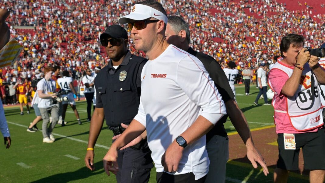 Another tough loss with Lincoln Riley has USC leading college football’s Week 7 Misery Index