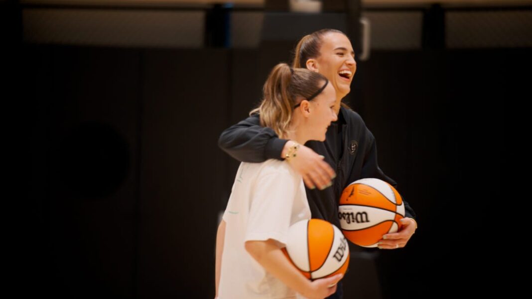 Sabrina Ionescu shows everyone can use a mentor. WNBA stars help girls to dream big