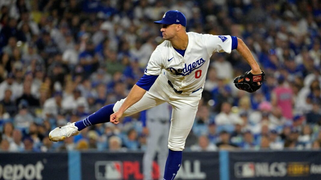 ‘Just a pitching clinic’: Jack Flaherty gem vs. Mets has Dodgers sitting pretty in NLCS