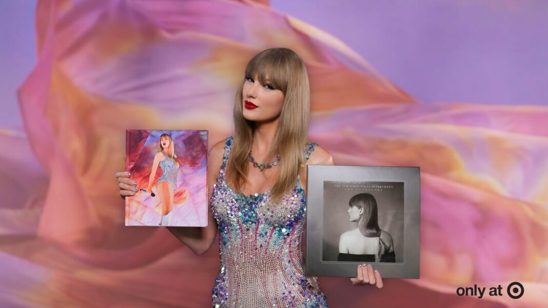 Taylor Swift releases Eras tour book, plus new bonus version of ‘Tortured Poets’ on CD and vinyl