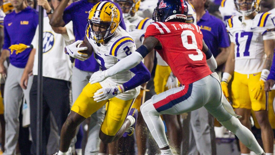 Alabama falls out of CFP field in favor of LSU in college football bowl projections after Week 7