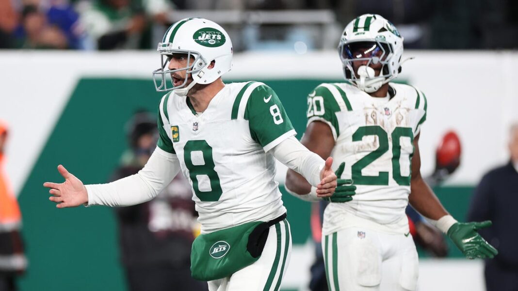 Aaron Rodgers rips refs for ‘ridiculous’ penalties in Jets’ loss: ‘Some of them seemed really bad’