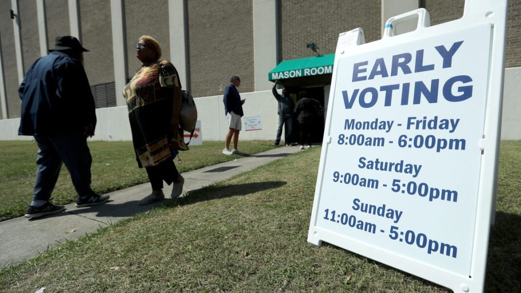 Where has in-person early voting started? Here is where it stands across the US