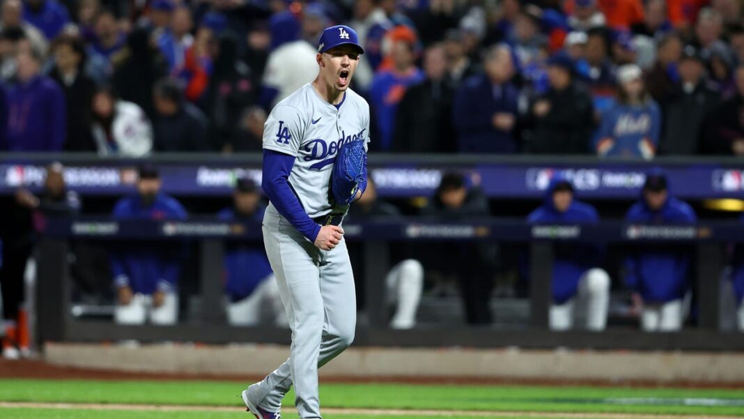 ‘Locked in:’ Dodgers pitching staff keeps rolling vs. Mets in NLCS Game 3